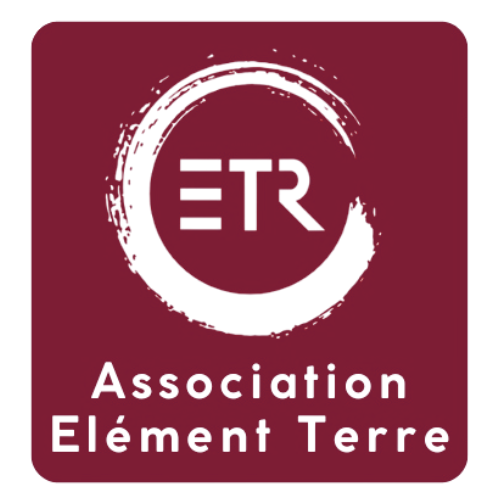 Logo complet association élément terre